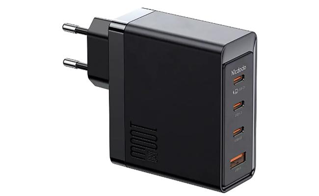 Mcdodo CH-514 100W GaN Multi-Port Adapter Adaptive Gan Chargers 65W 45W 33W PPS PD 3.0 OVP 3 Type-C + USB PD Power Charger EU